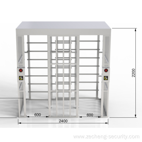 Double Channel Full Height Turnstile